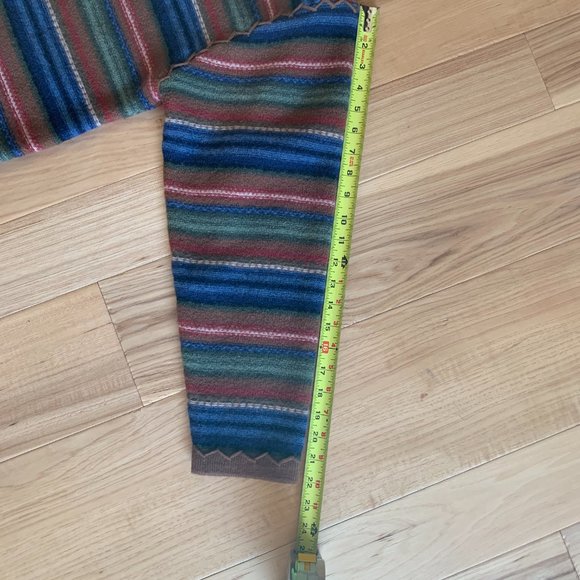 Robert Scott Striped Wool Jacket with Front Pockets, Size Large - Picture 5 of 6